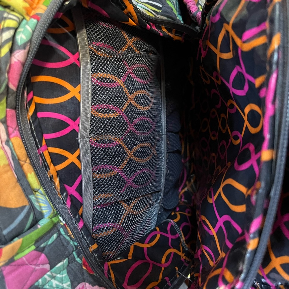 Vera Bradley Jazzy Blooms Diaper Backpack View 2